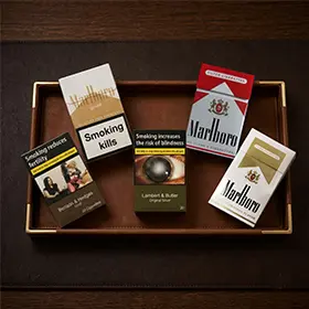 Sealed carton delivered in plain packaging